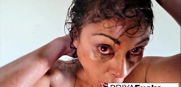 Halloween bloody tease with Indian MILF Priya Rai